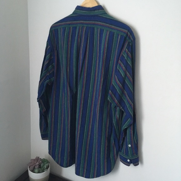 ❌Vintage multi color polo Ralph Lauren button up - Picture 3 of 4